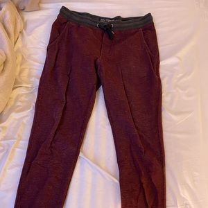 Maroon Jogger sweatpants